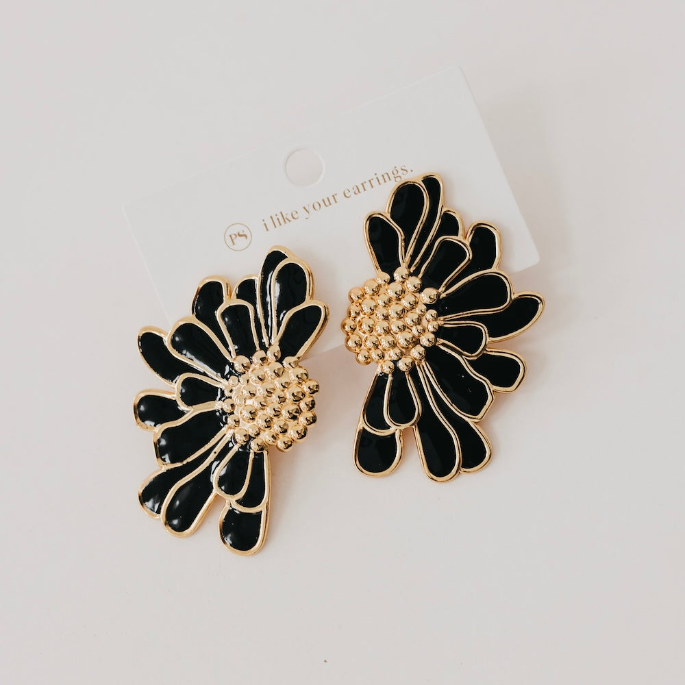 Florence Flower Earrings - WATERPROOF