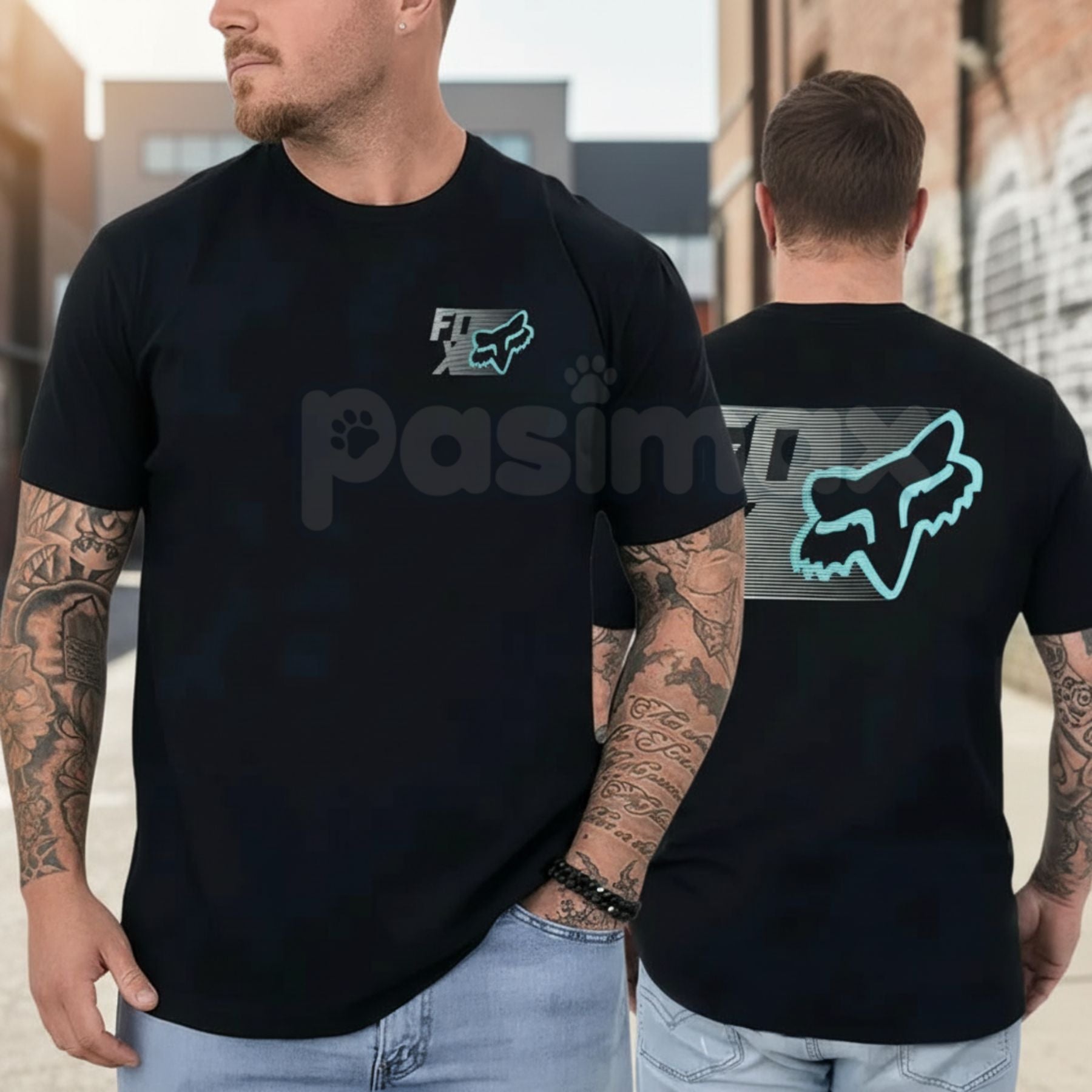 Fox Racing Graphic T-Shirt for Men – Premium 100% Cotton Motocross Lifestyle Tee, Heavyweight Off-Road Sports Fan Top, Soft Lived-In Racing Aesthetic Shirt, Made in USA