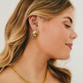 Franny Oval Earrings - WATERPROOF