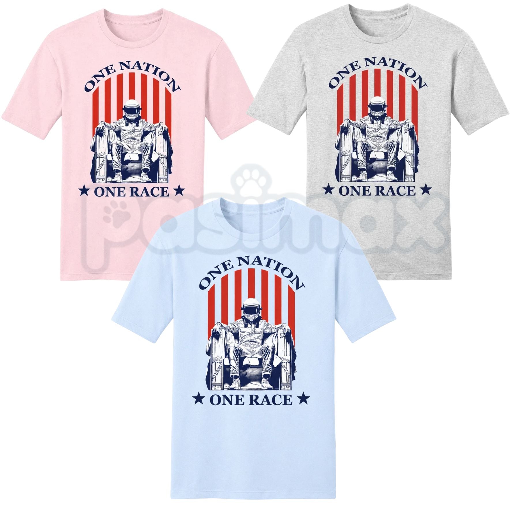 Freedom 250 Grand Prix T-Shirt – One Nation One Race July 4th Tee