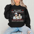 Funny Christmas Vacation Quote Ugly Sweatshirt | "Holy Shit Where's the Tylenol" Jumper | Funny Western Movie Shirt Ironic Holiday Gift