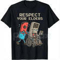 Funny Retro Gamer Graphic T-Shirt - 8-Bit Nostalgia Humor Tee, Classic Console Fan Apparel, Ironic Gaming Joke Gift