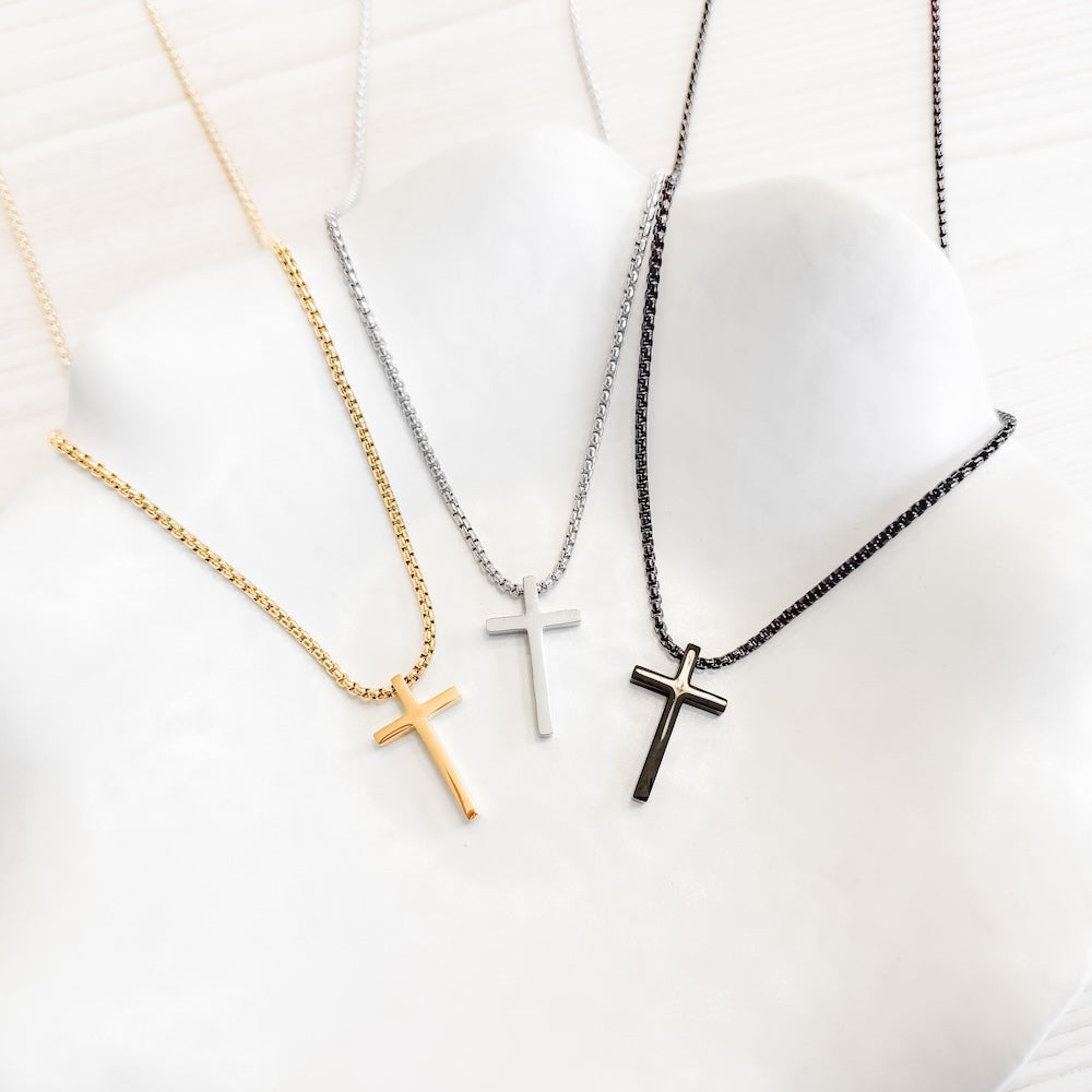 Gio L'uomo Mens Collection Cross Necklace