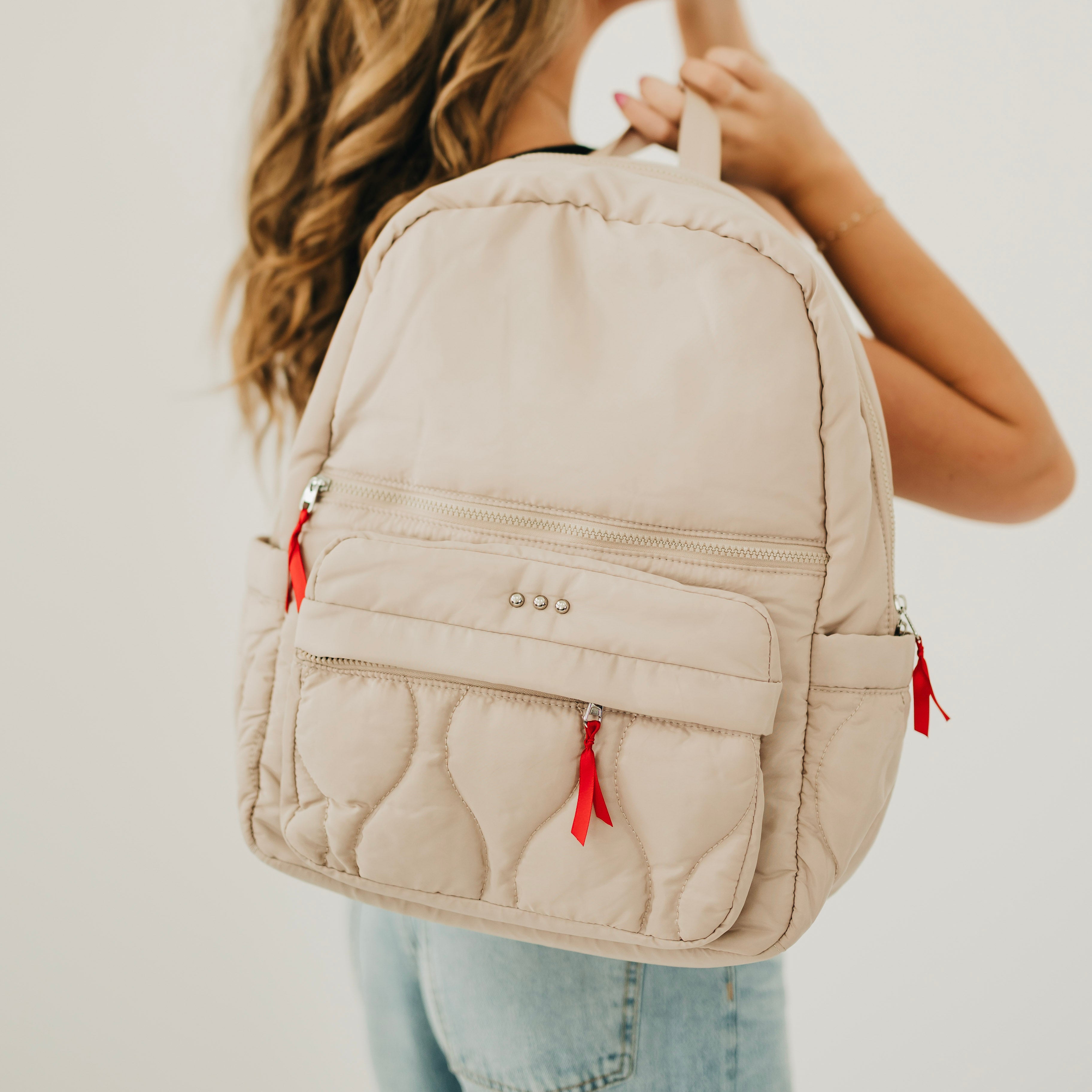 Go-To Organized Puffer Nylon Backpack
