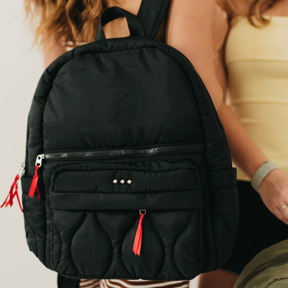 Go-To Organized Puffer Nylon Backpack