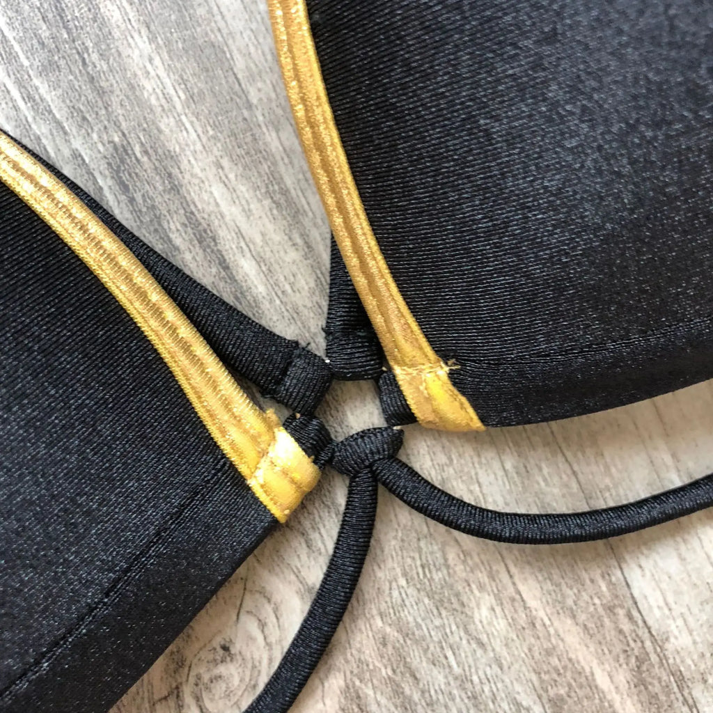 2024 Gold Stamping Women Bikini Set Sexy Padded Women Swimsuit Push Up Bikini Swimwear Summer Beachwear Brazil Bathing Suit