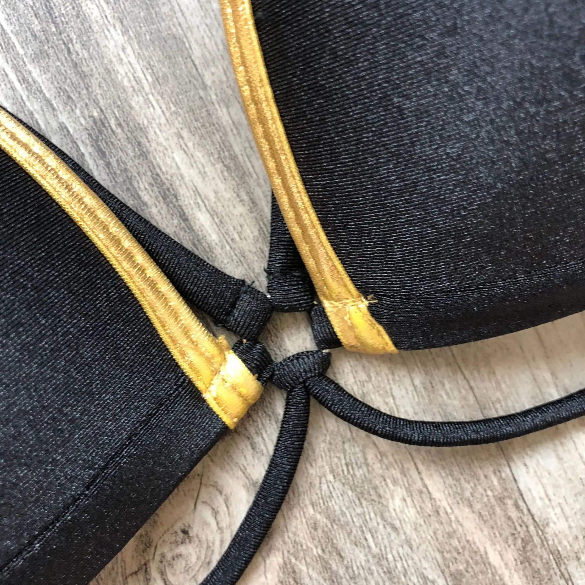 2024 Gold Stamping Women Bikini Set Sexy Padded Women Swimsuit Push Up Bikini Swimwear Summer Beachwear Brazil Bathing Suit