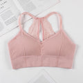 Women Tank Crop Top Seamless Underwear Lace Cropped Crop Tops Female Intimates Sexy Lingerie Plus Size Padded Camisole Femme
