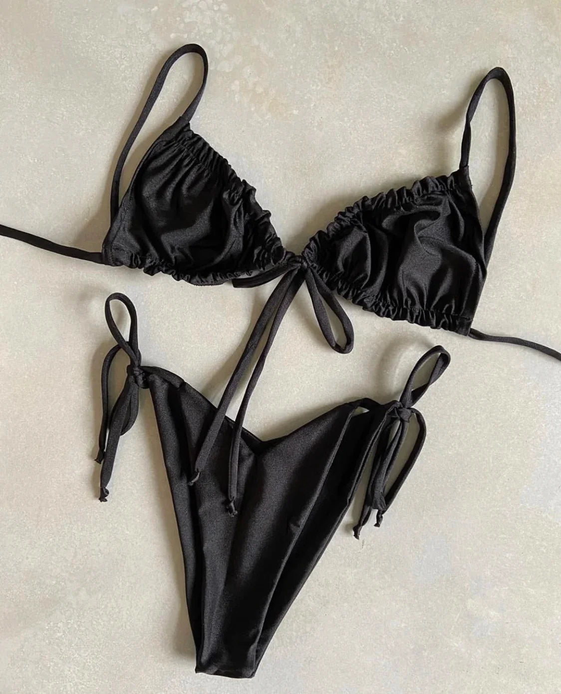RUOTONGSEPT Low Waist Bikinis 2022 Triangle Swimwear Female Swimsuit Women Print Bikini set two-Piece Suit Push Up Bathing Suit