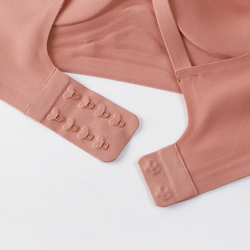 Women Seamless Bra Jelly Strip Wireless Push Up Bralette S-XL Top Sexy Lingerie Soft Tank Lady Breathable Underwear Breast Lift