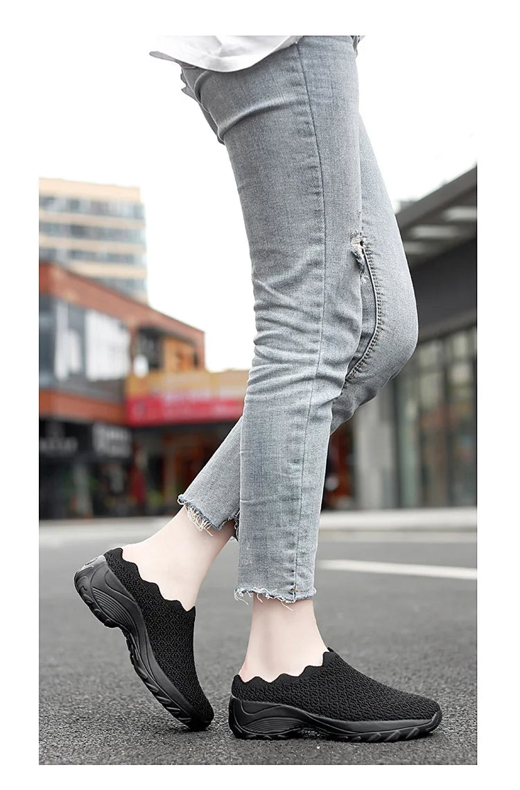 Women Casual Shoes Fashion Breathable Walk Mesh Flat Shoes Lady Sneakers Women Tenis Feminino Shoes Lady  Mesh Summer Shoesty76