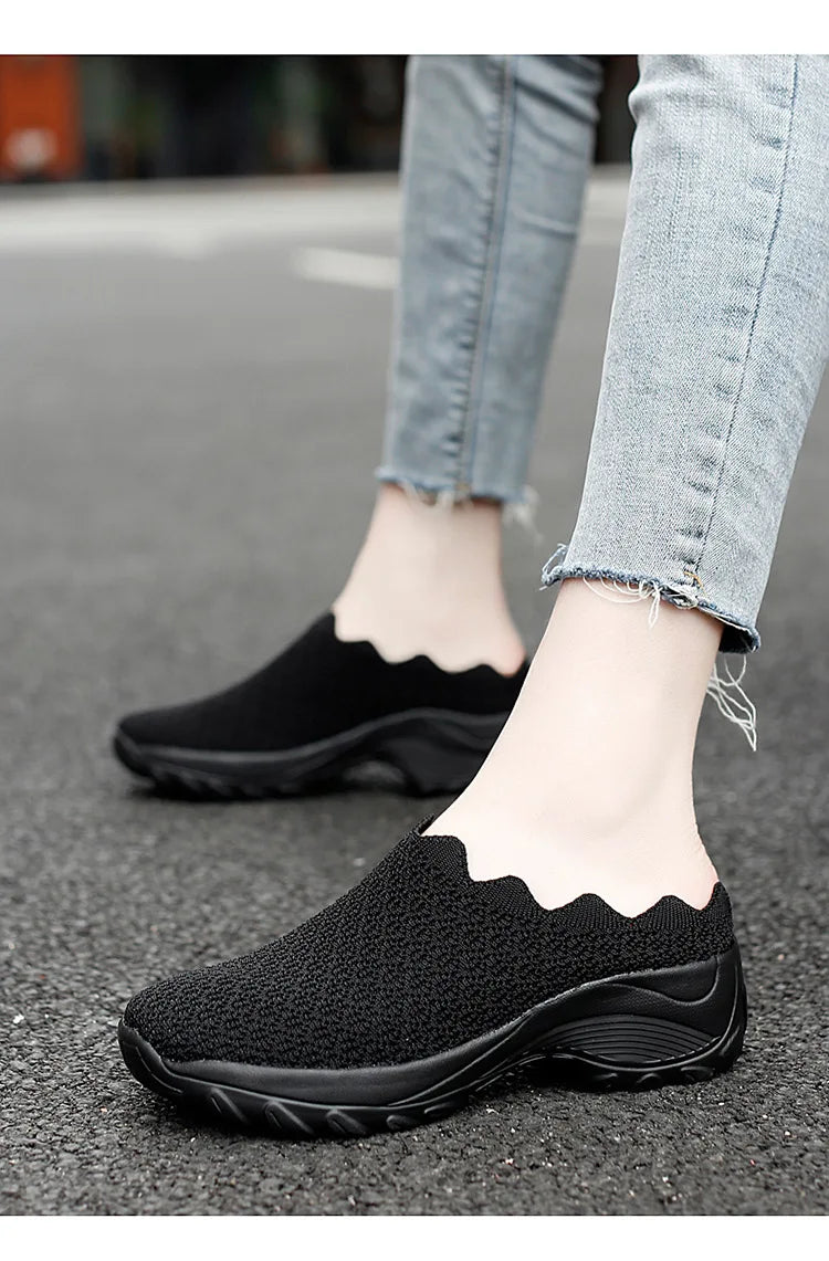 Women Casual Shoes Fashion Breathable Walk Mesh Flat Shoes Lady Sneakers Women Tenis Feminino Shoes Lady  Mesh Summer Shoesty76