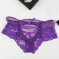 Big Size High Waist Womans Briefs Lingerie Perspective Floral Lace Strappy Panty Embroidery Dot Hot Underwear Women Sexy Panties