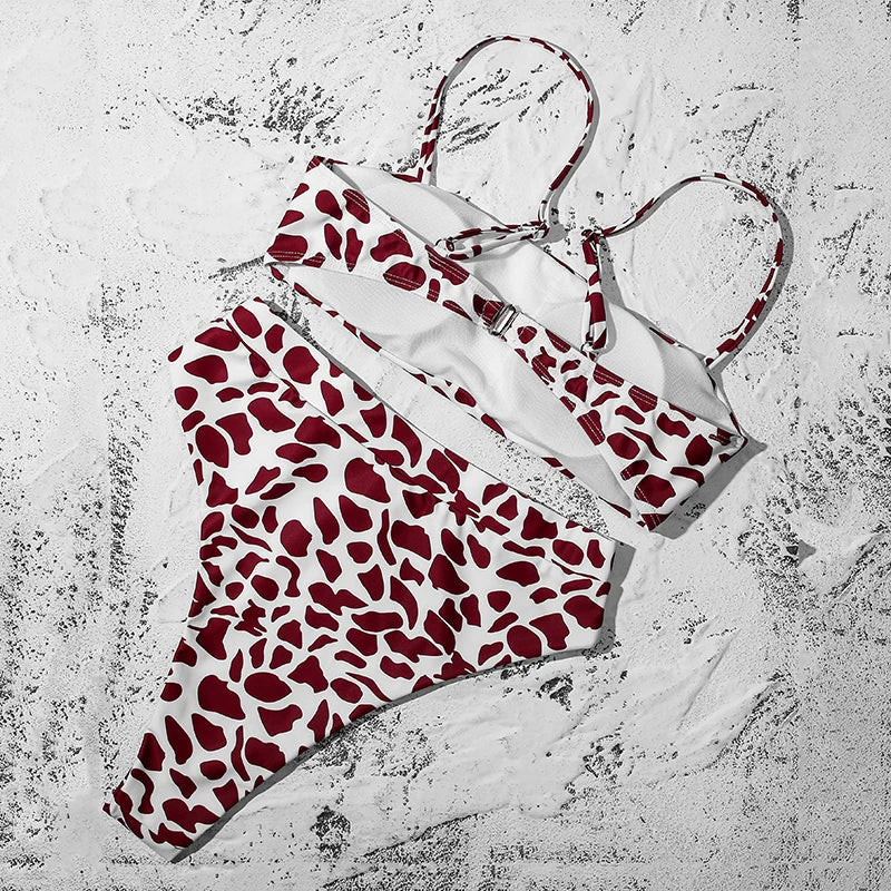ZTVitality Sexy Bikinis Solid Push Up Bikini 2021 Hot Sale Padded Bra Straps High Waist Swimsuit Female Swimwear Women Biquini