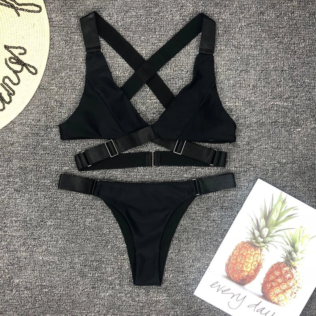 Sexy Brazilian Velvet Bikini 2025 Women Swimsuit Female Swimwear Two Pieces Bikini set Adjust Bandage Bather Bathing Suit Swim