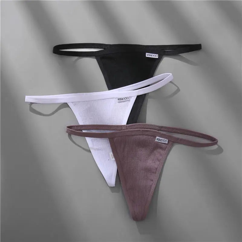Cotton Panties for Sexy Women Low Rise G-String Female T-Back Thongs Underwear Ladies Breathable Briefs Girl Intimates Lingerie