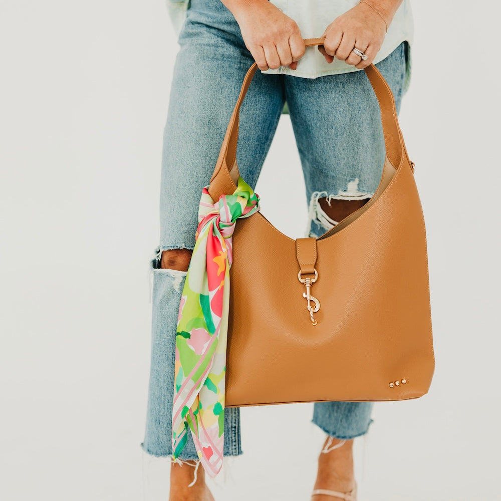Cynthia Floral Square Scarf