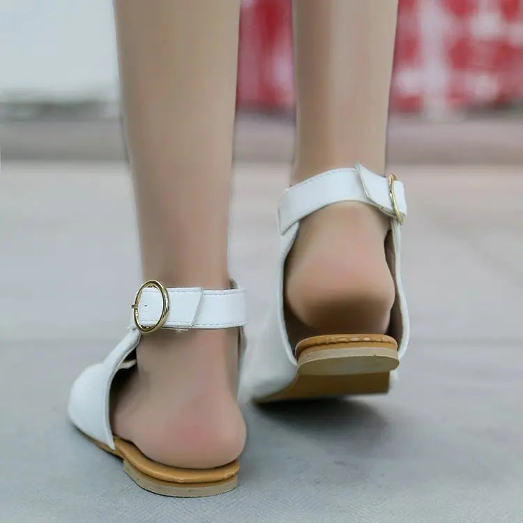 Shoes Women 2020 Summer Sandals Sapato Feminin Comfy PU Shopping Flat Sole Sandal For Women Shoes Peep Toe Sandalias Mujer NEW