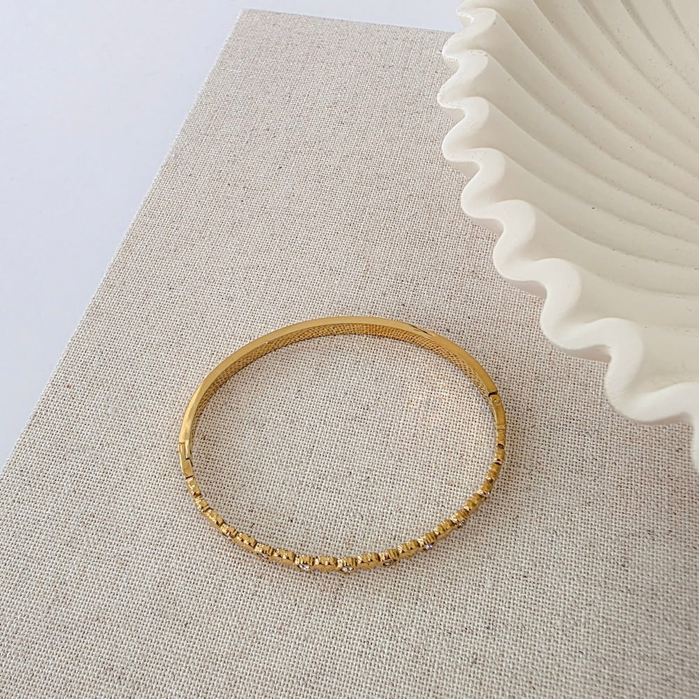 Hearts & Diamonds Hinge Bracelet - WATERPROOF