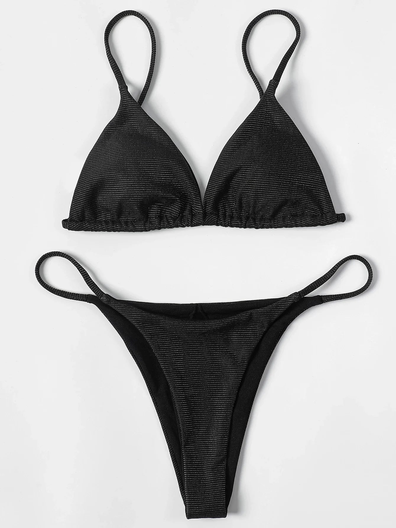 ZTVitality Shiny Sexy Micro Bikini 2022 New Arrival Push Up Low Waist Bandage Swimsuit Women Swimwear Brazilian Bathing Suit S-L