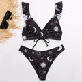Sunflower Printed Bikini Set Sexy Swimwear Women 2021 Mujer Push Up Padded Biquini Bathers Bandage Bathing Suit Swimsuit Bikini