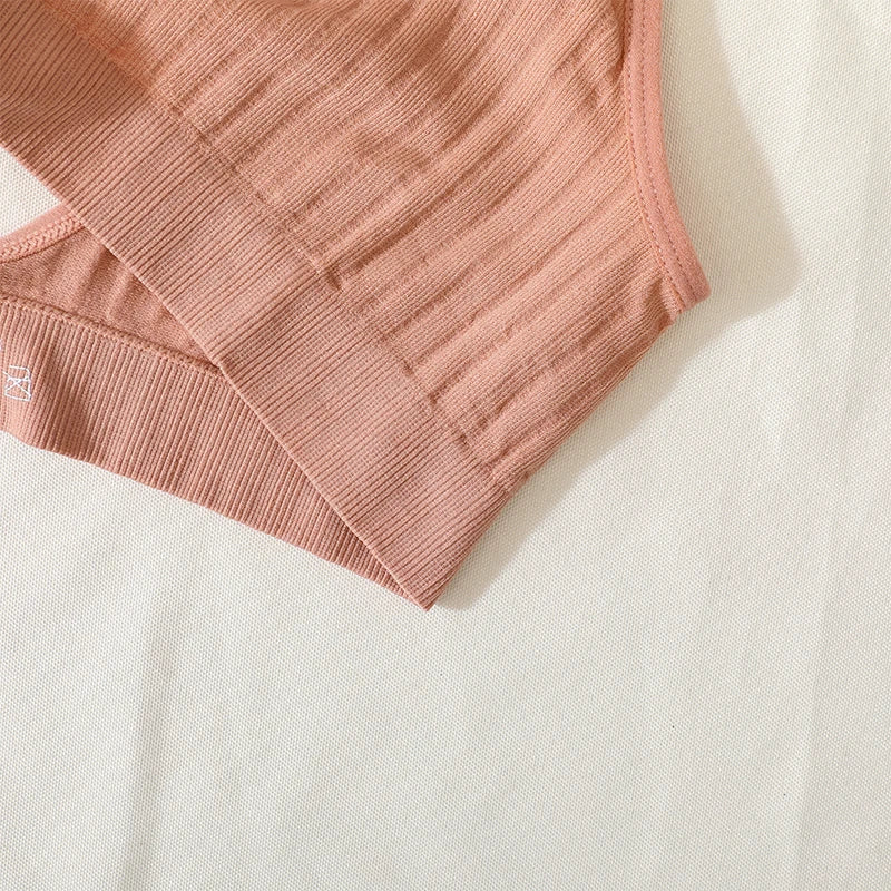 Seamless Tube Top Push-up Bras for Women Deep V Neck Underwear Low Back Brassiere Unlined Sexy Lingerie Crop Top Women Bralette