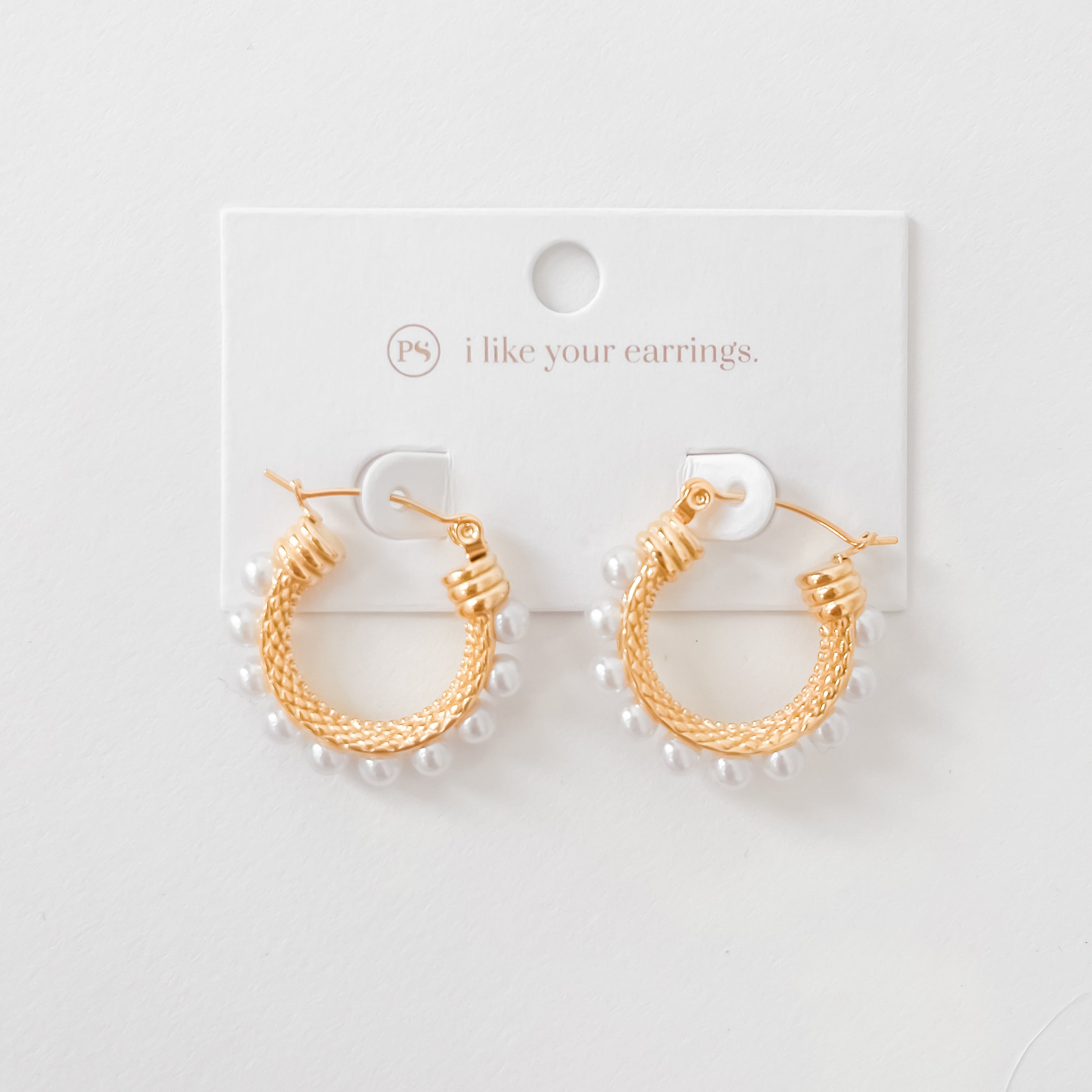 Angel Of The Sea Hoop Earrings WATERPROOF