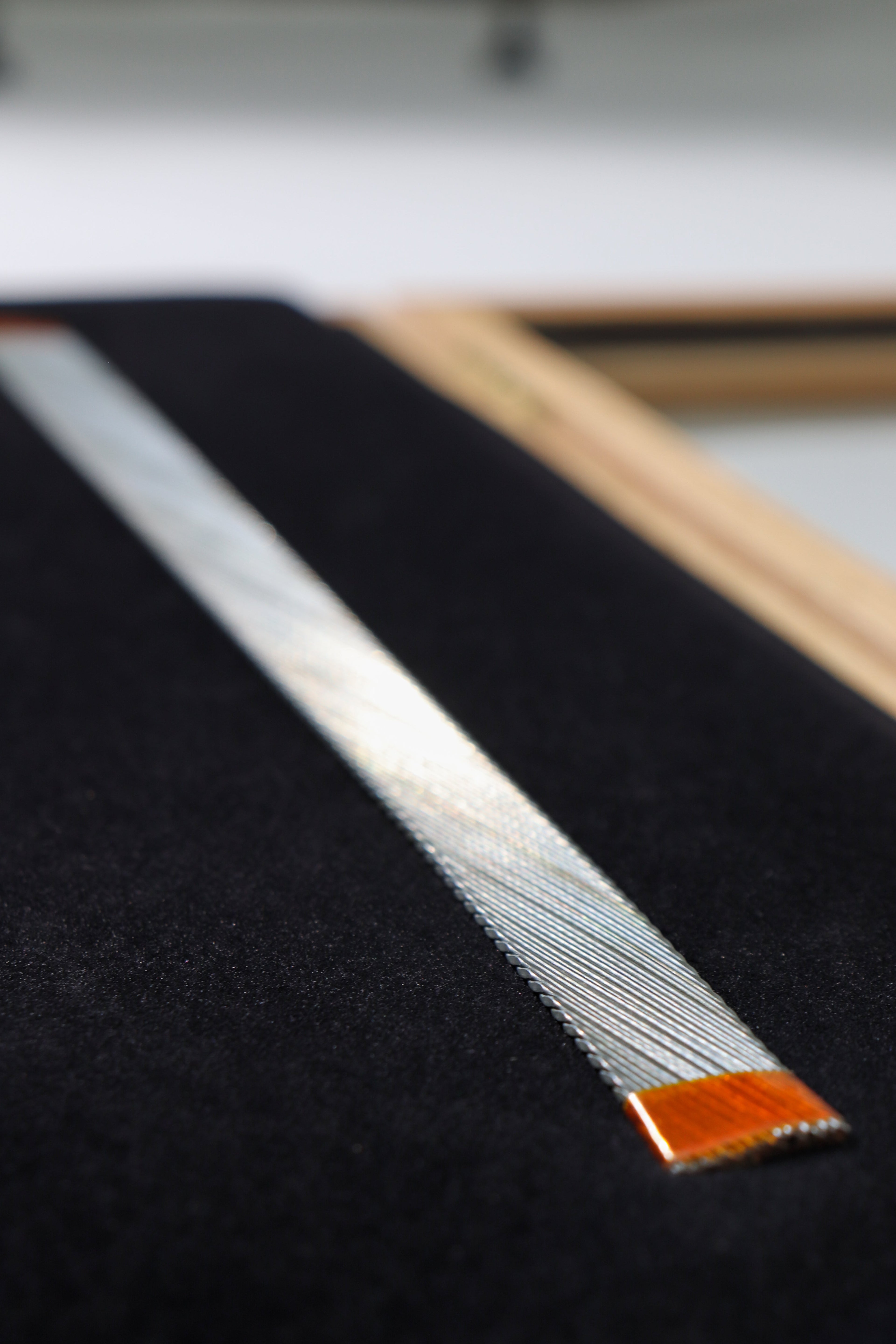 Authentic LHC Superconducting Cable — Real CERN Particle Physics Artifact
