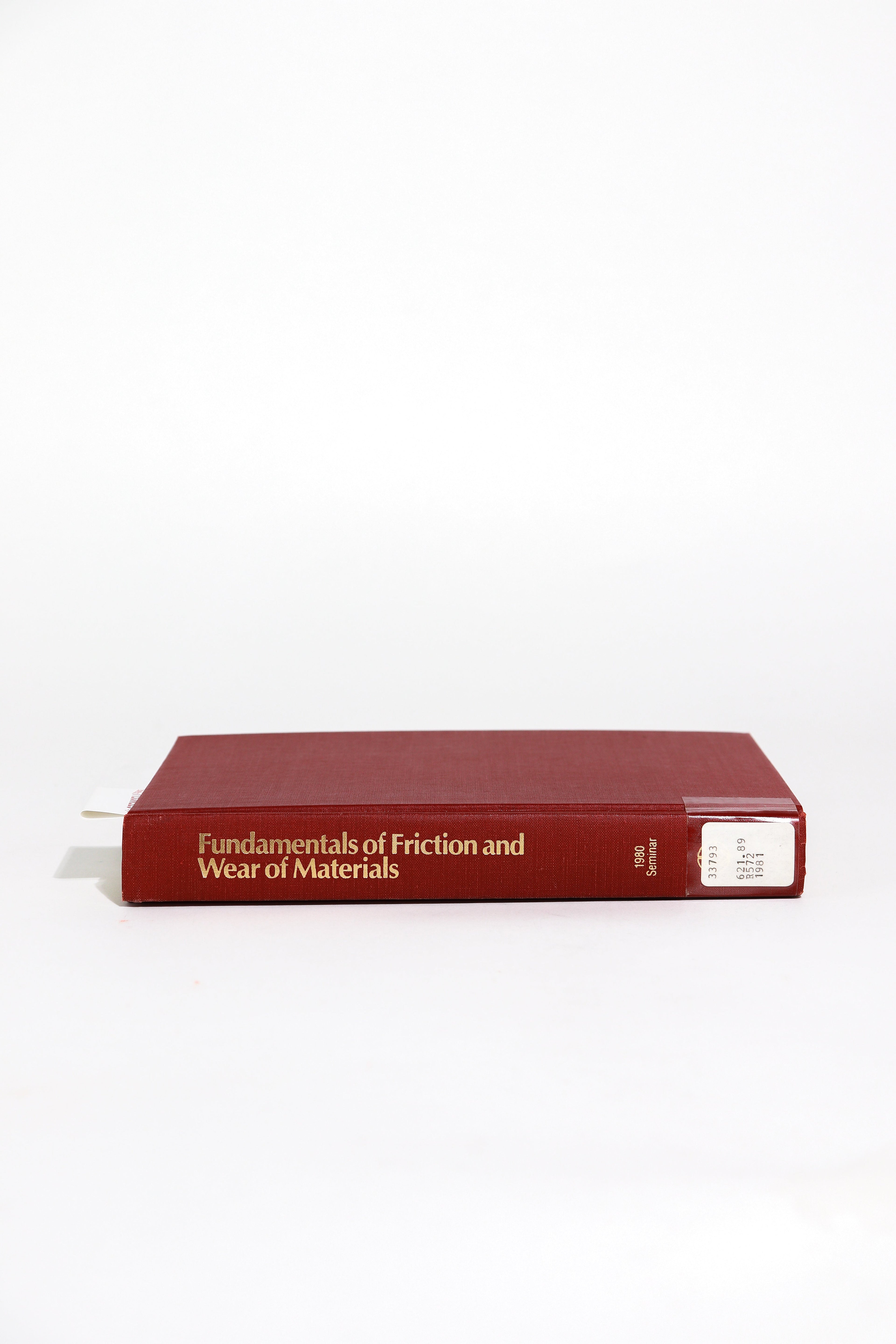 Fundamentals if Friction and Wear of Materials