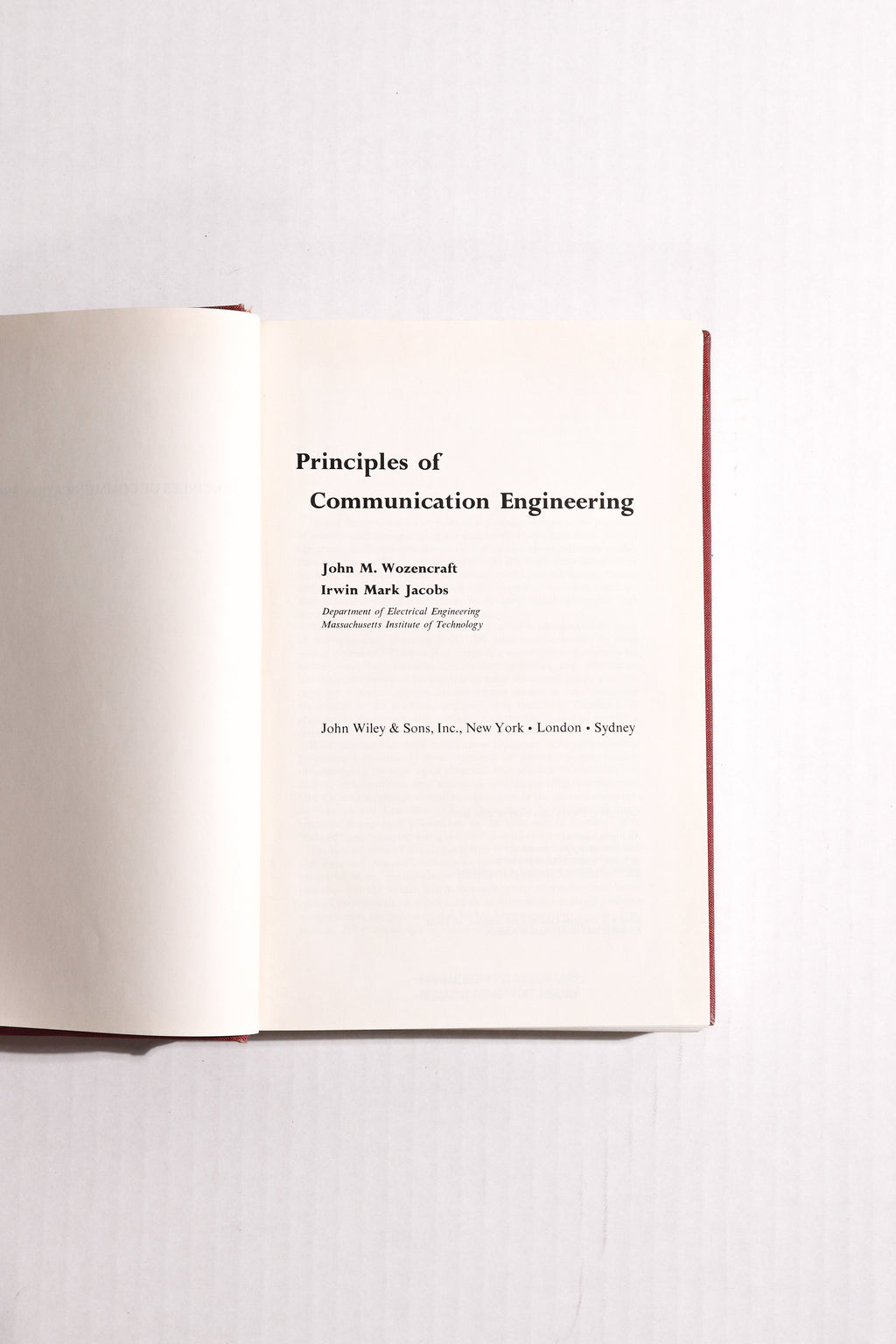 Principles of Communication Engineering