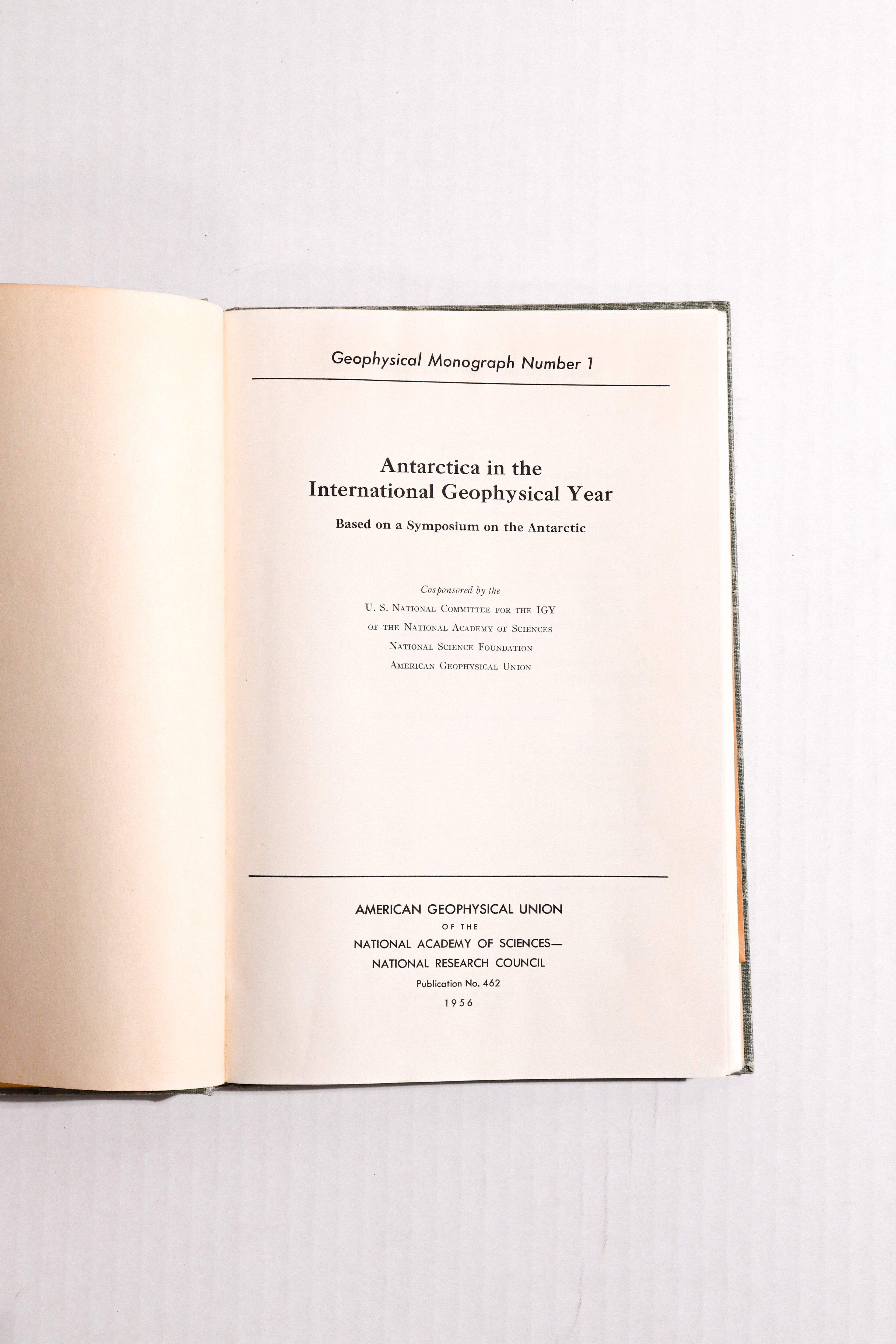 Antarctica in the International Geophysical Year