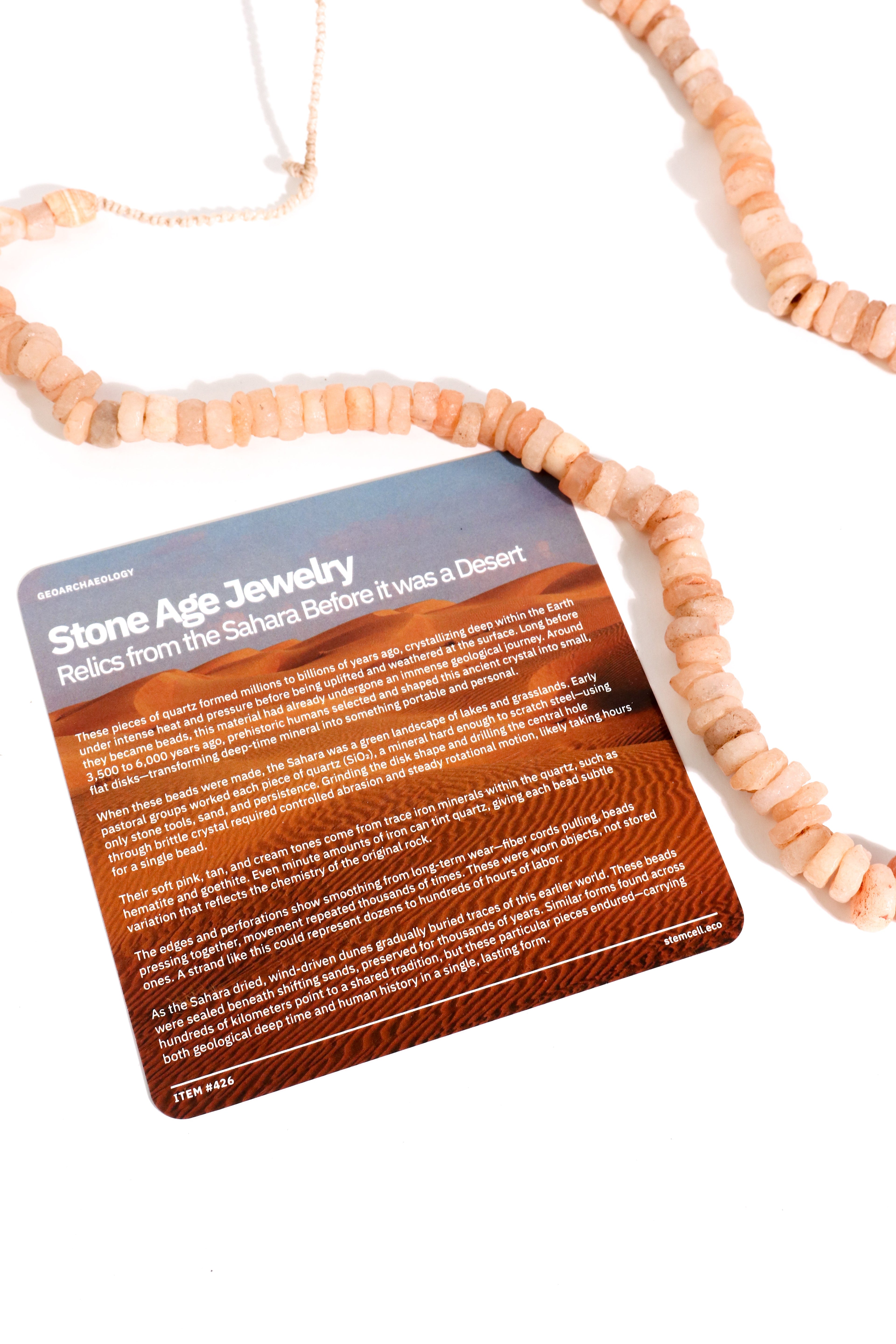 Stone Age Beads from the Sahara Desert