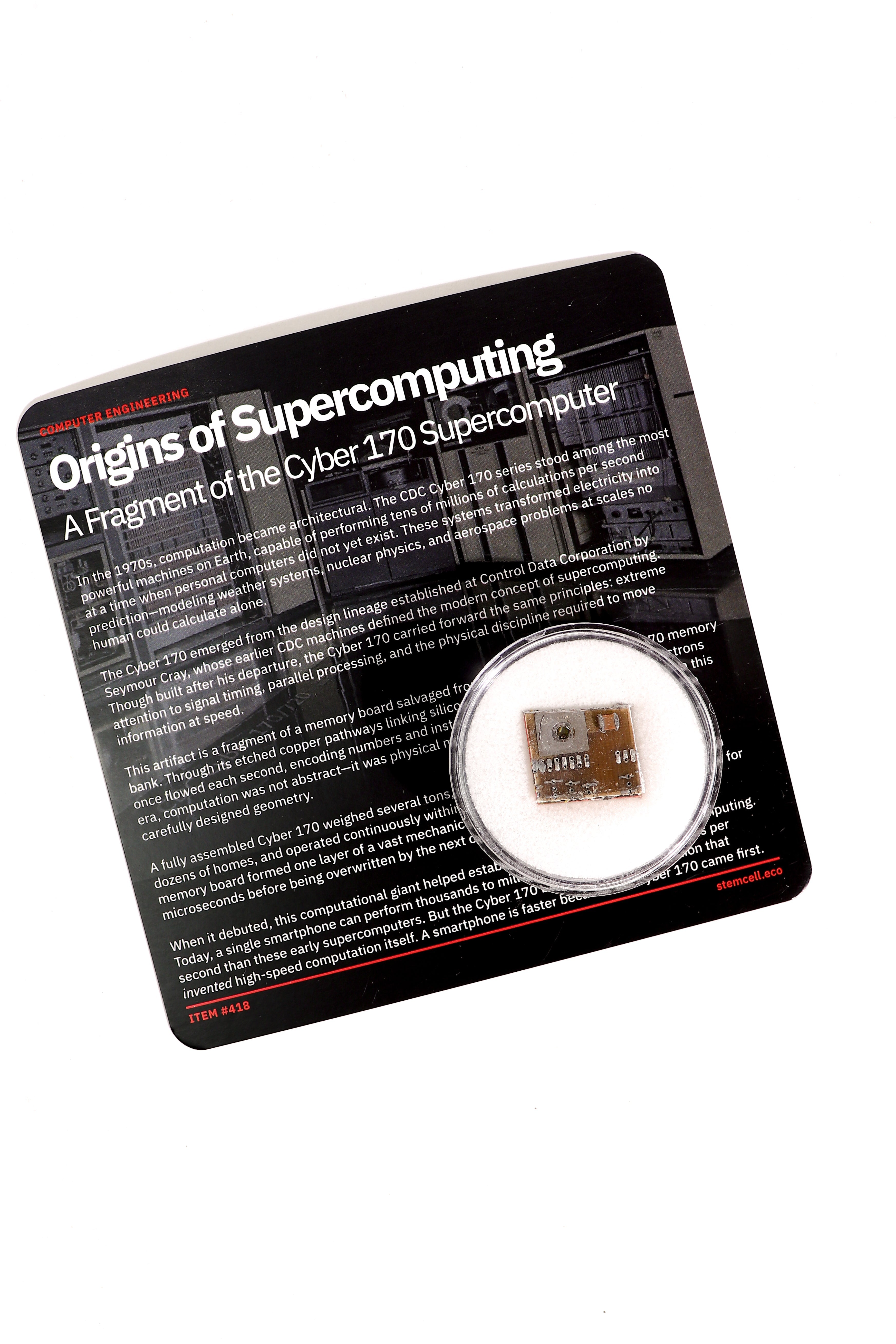Supercomputer Circuit Board Fragment