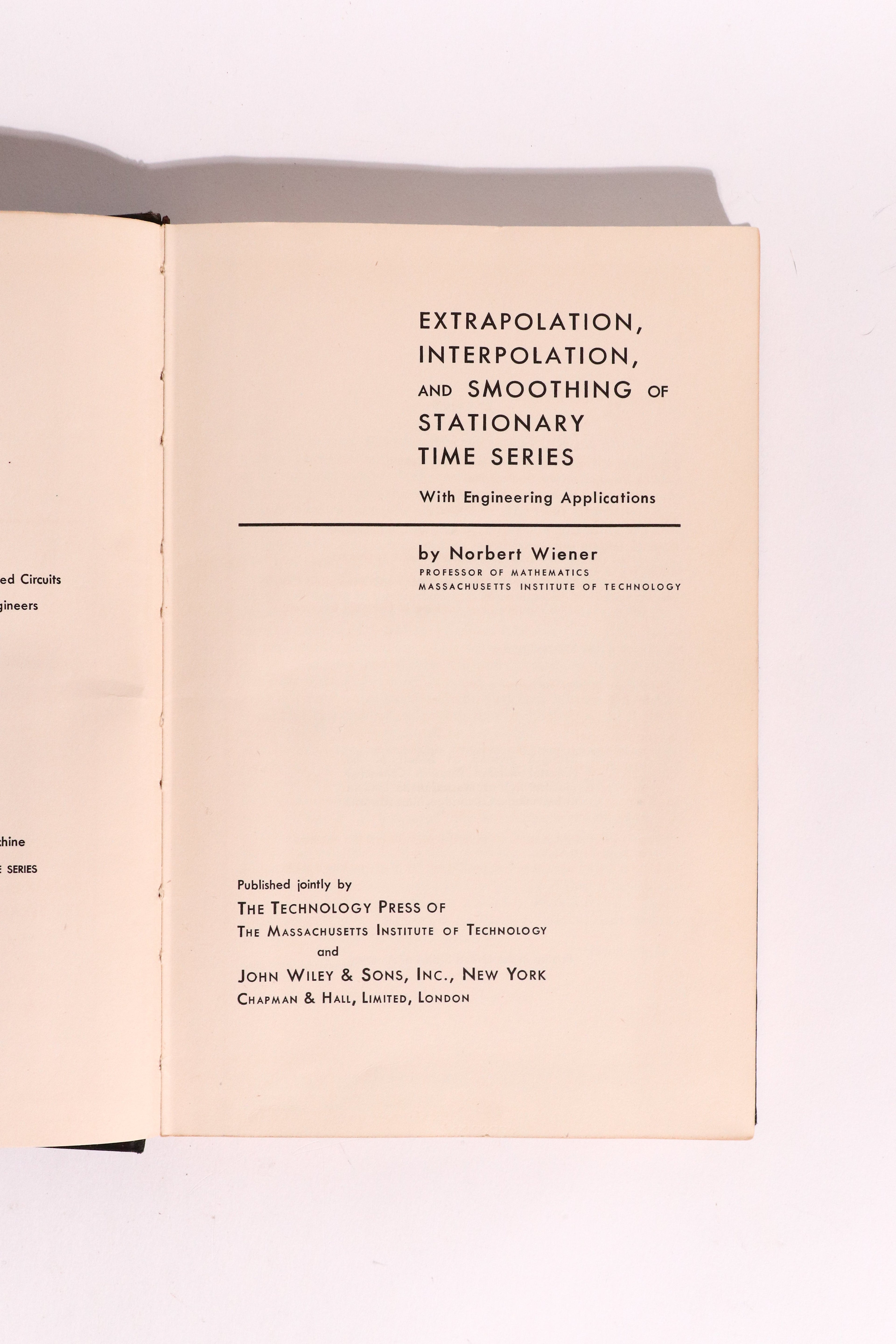 Extrapolation, Interpolation, and Smoothing of Stationary Time Series