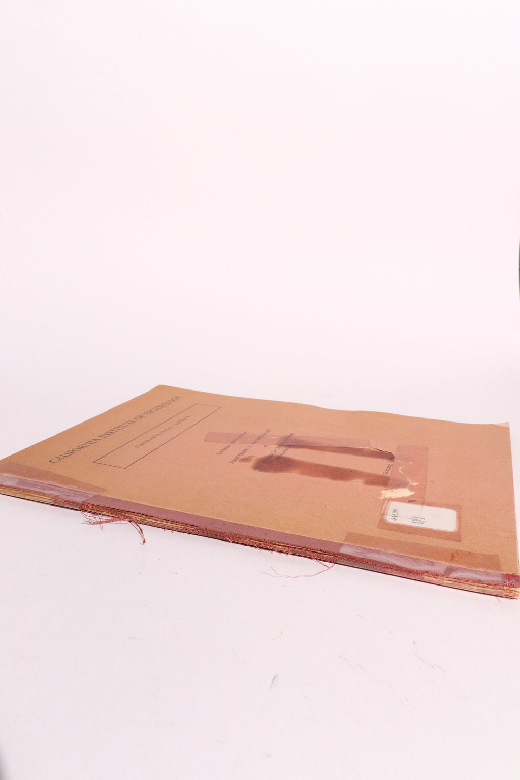 Original 1952 John von Neumann Caltech Lecture Notes — Probabilistic Logics & Early Fault-Tolerant Computing