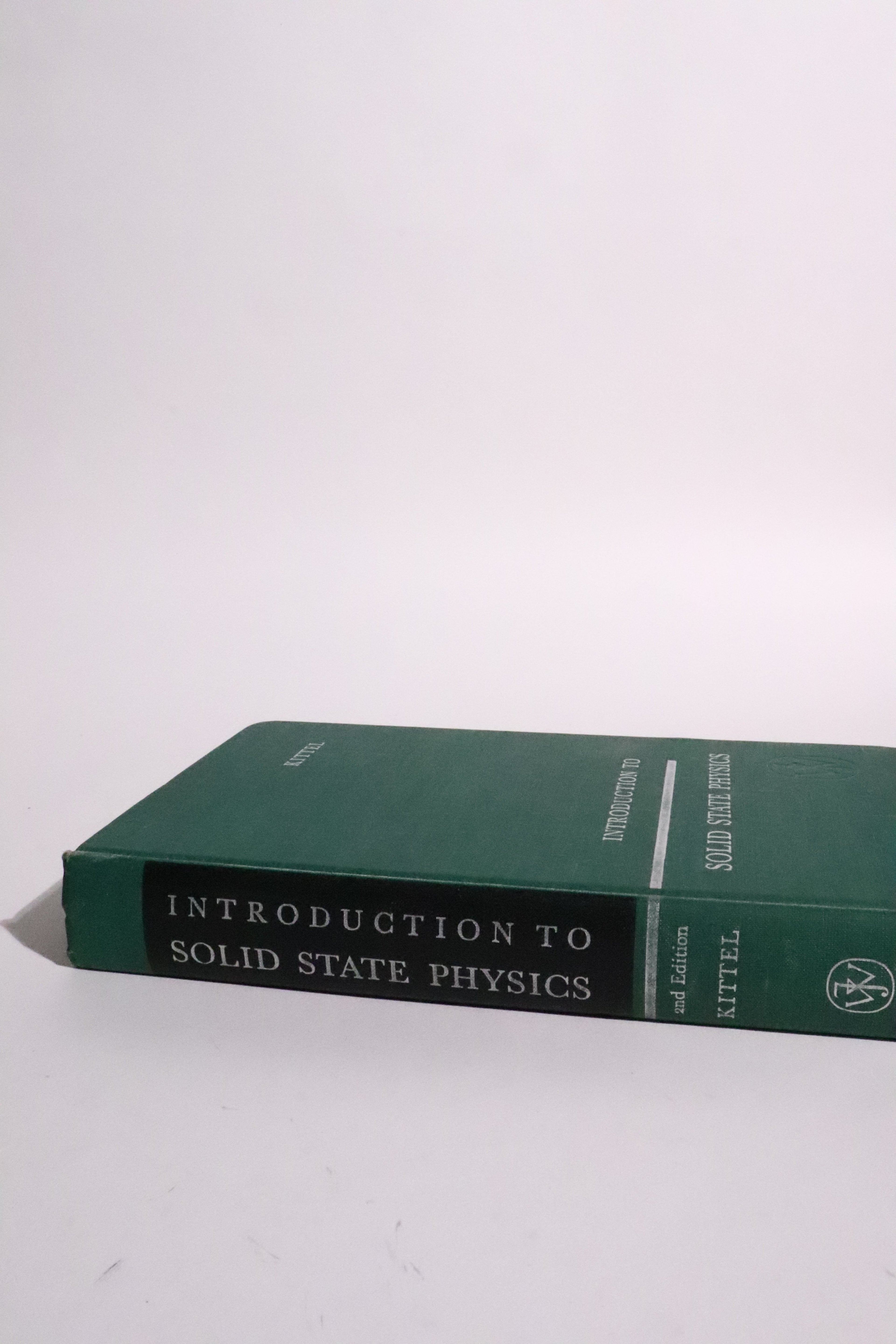Introduction to Solid State Physics — Charles Kittel, 1963
