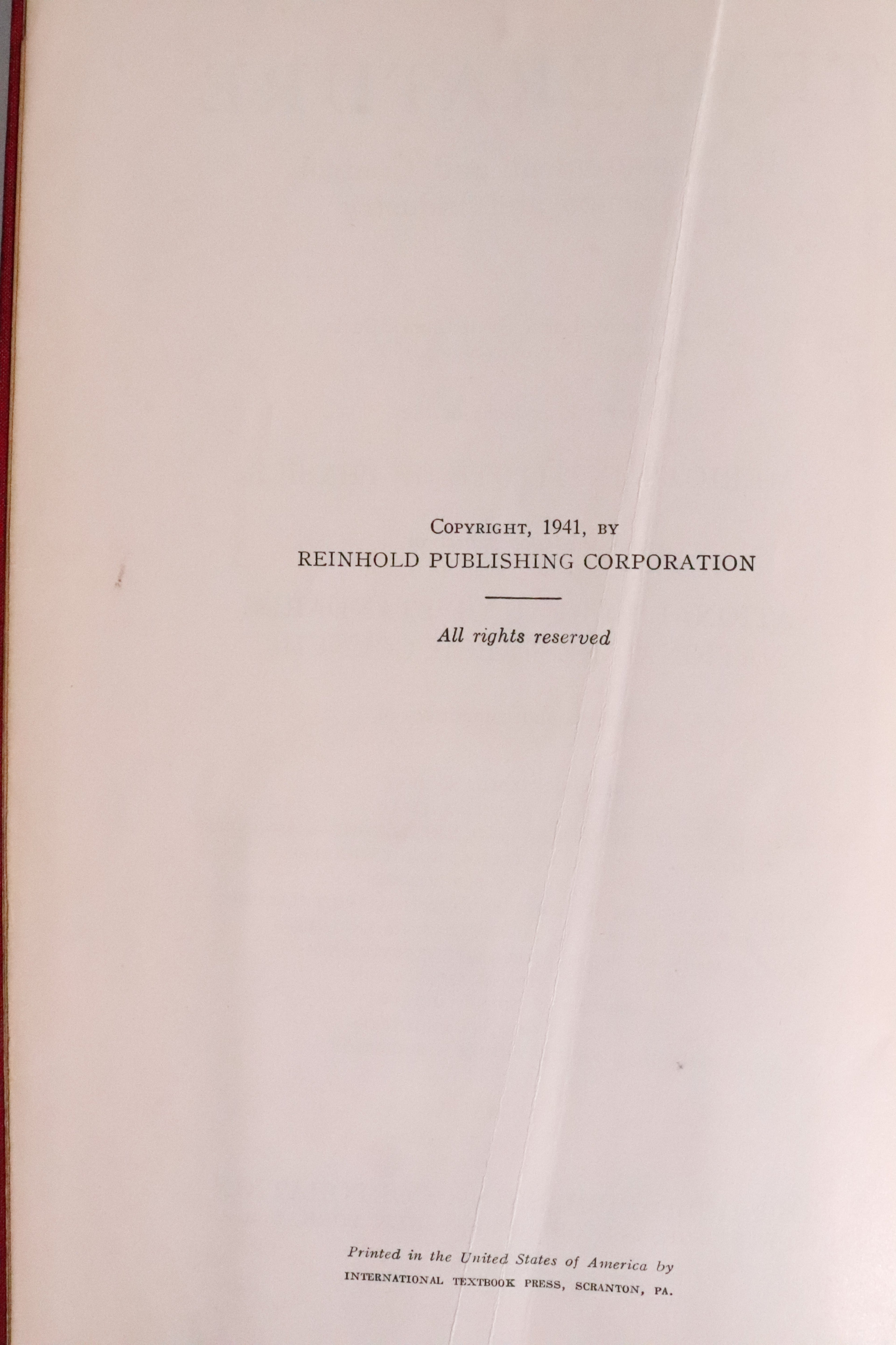 Temperature: Its Measurement and Control in Science and Industry, 1941