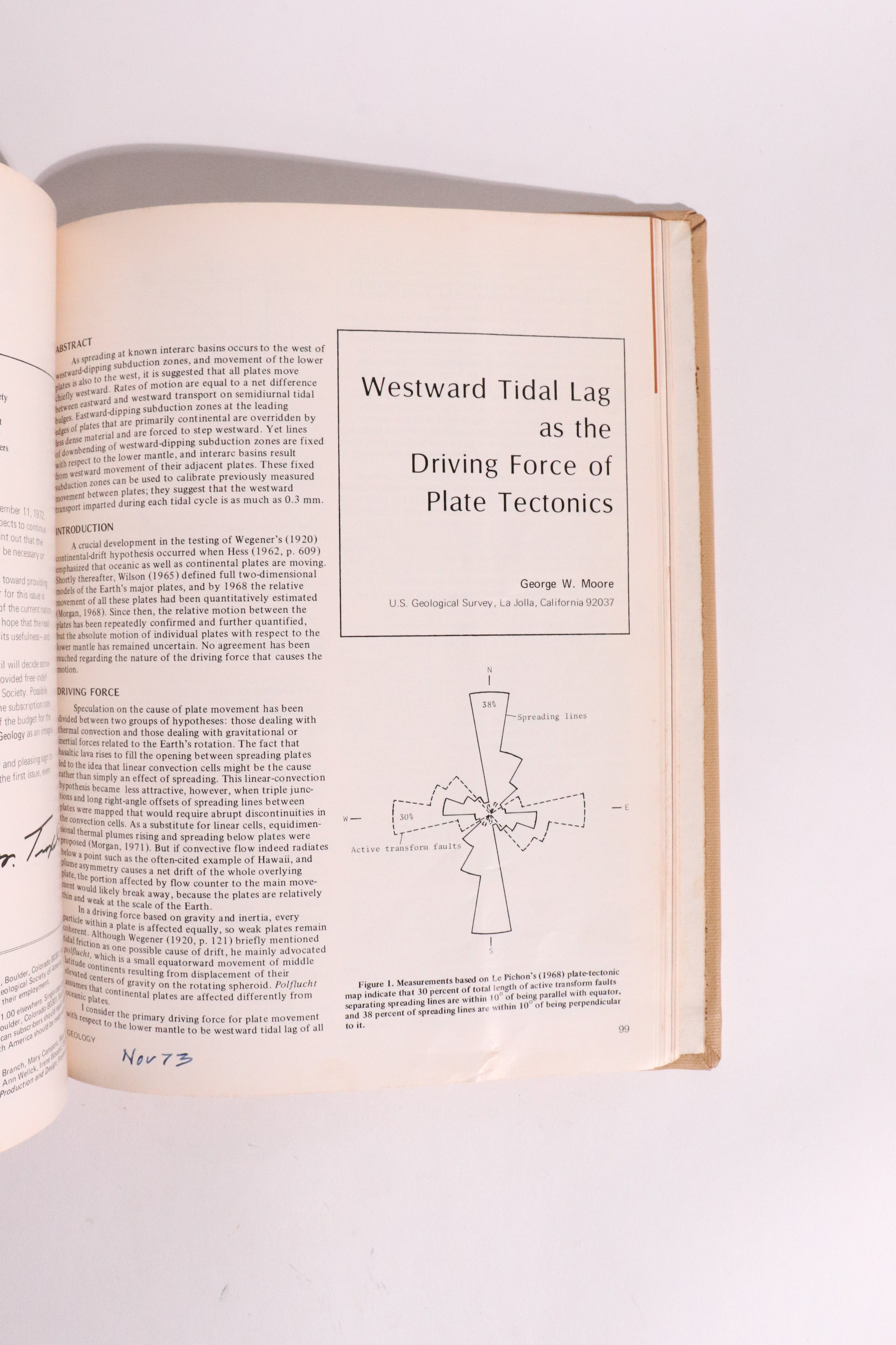 Geology: A Venture in Earth Science Reporting, Vol. 1 Nos. 1–4 - Inaugural Volume (1973)