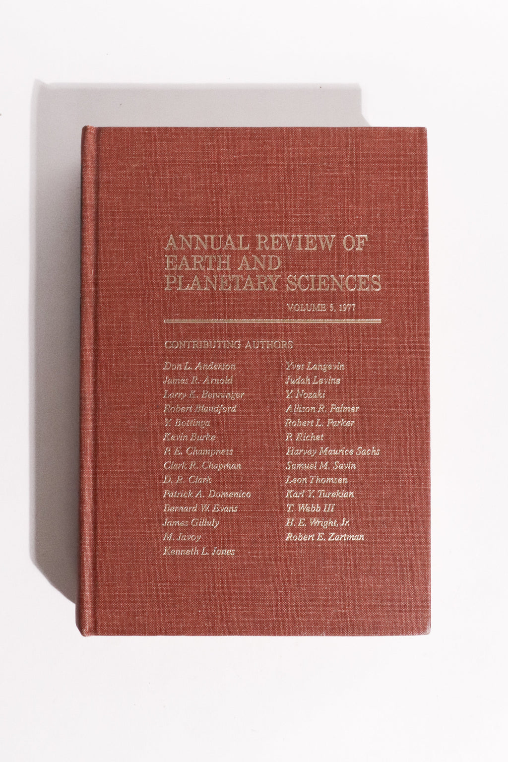 Annual Review of Earth and Planetary Sciences, Volume 5 (1977) — Geology, Moon, Mars & Paleoclimate