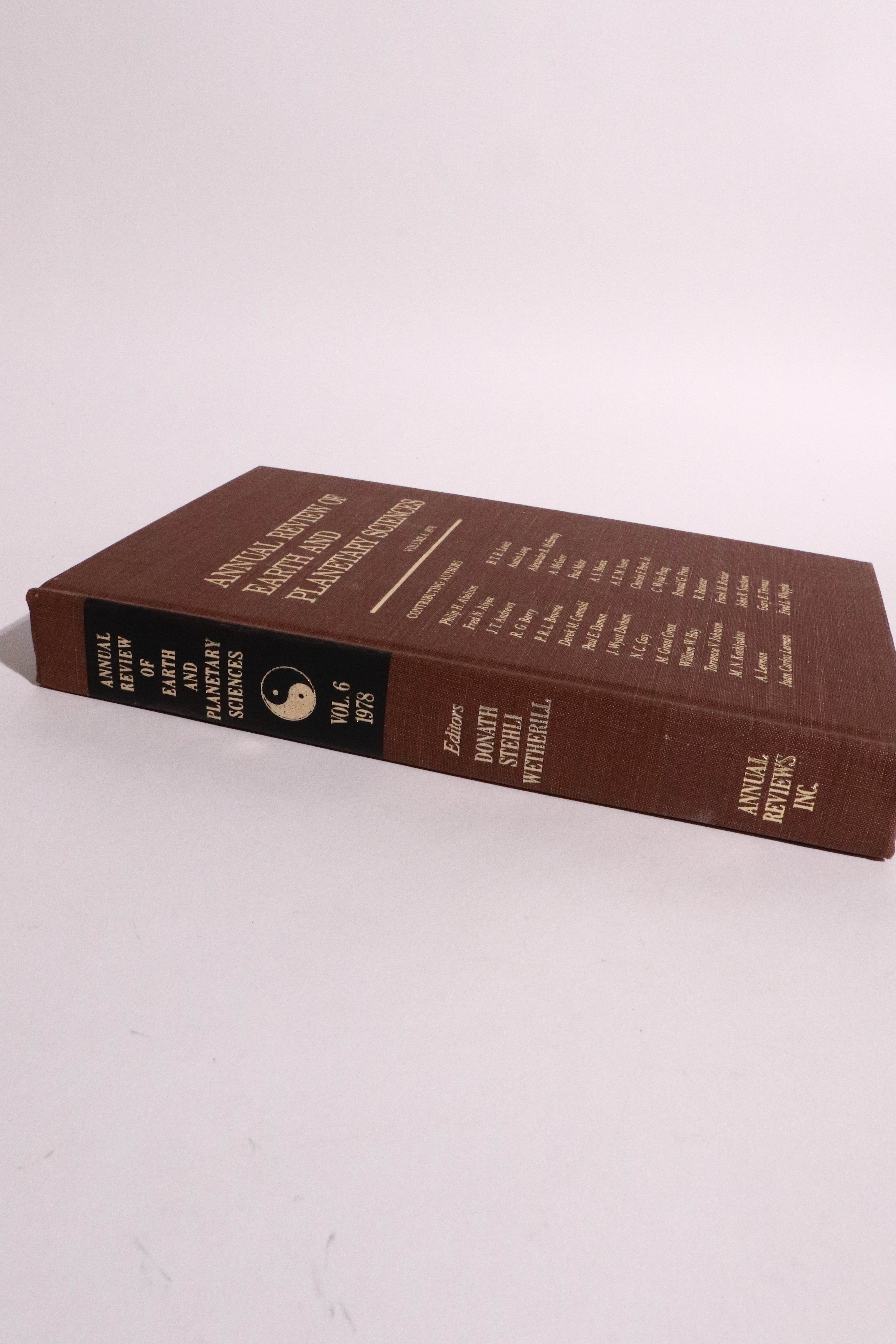 Annual Review of Earth and Planetary Sciences, Volume 6 (1978) — Jupiter’s Moons, Ozone Layer, Mantle Convection & Climate