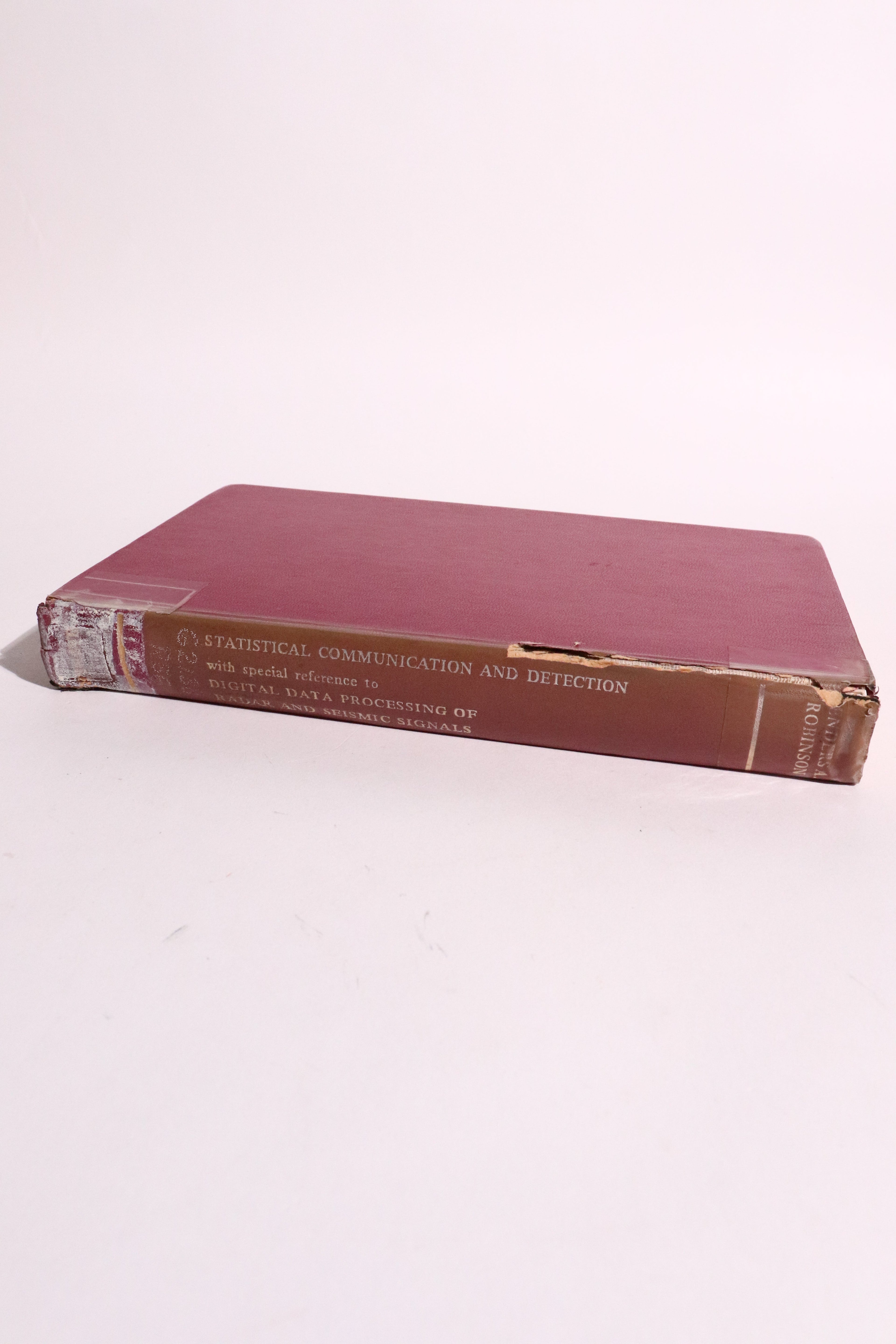 Statistical Communication and Detection: Digital Processing of Radar & Seismic Signals — Enders A. Robinson, First Edition / U.S. Issue (1967)