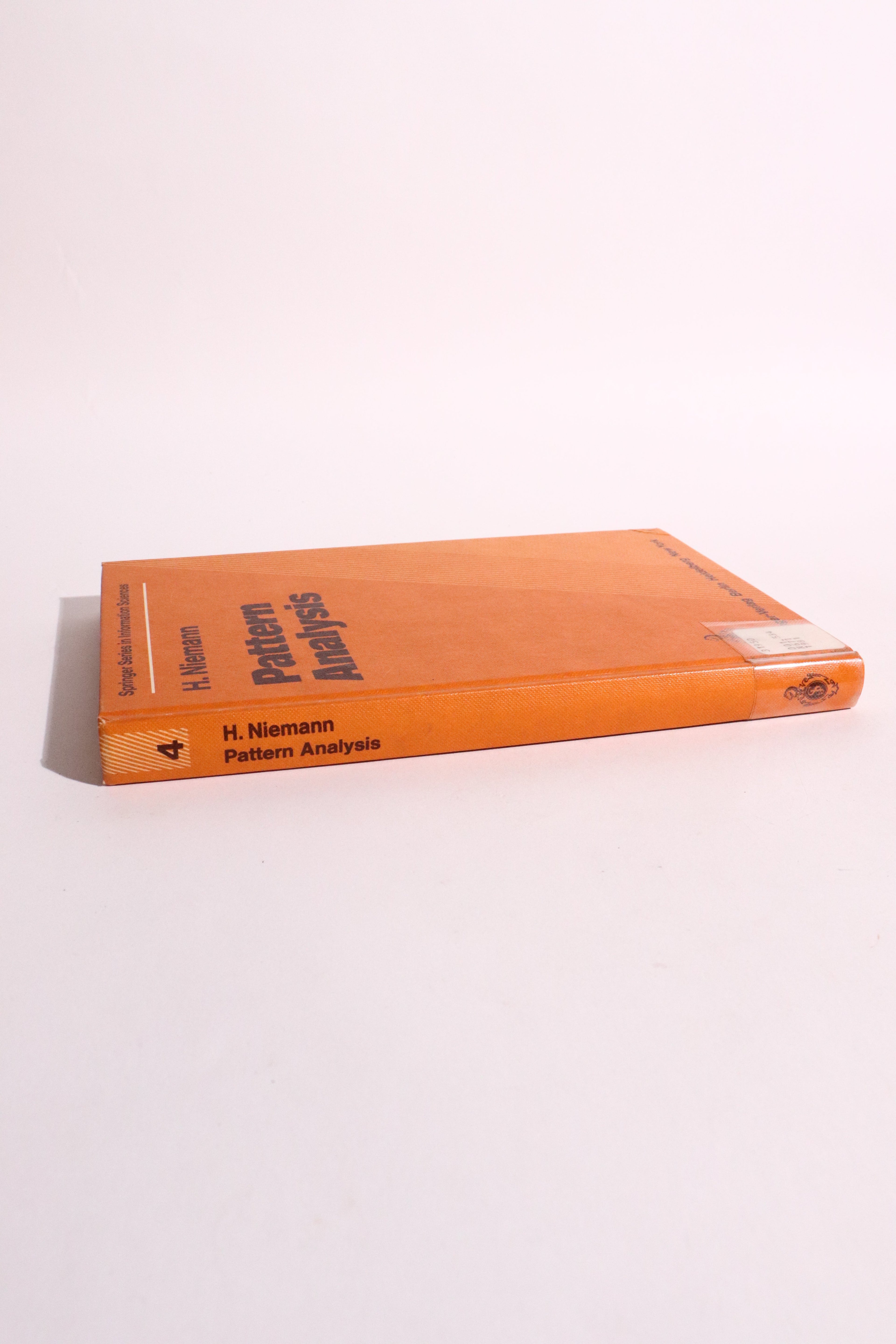 Pattern Analysis — Heinrich Niemann, 1981 First Edition | Early Computer Vision & Pattern Recognition
