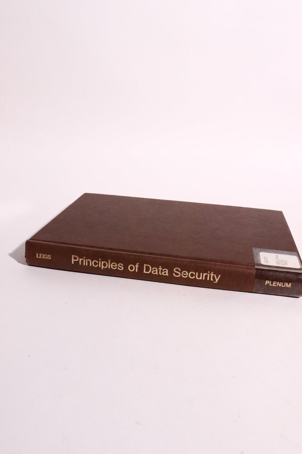 Principles of Data Security — Ernst L. Leiss, 1982 | Early Computer Security & Cryptography