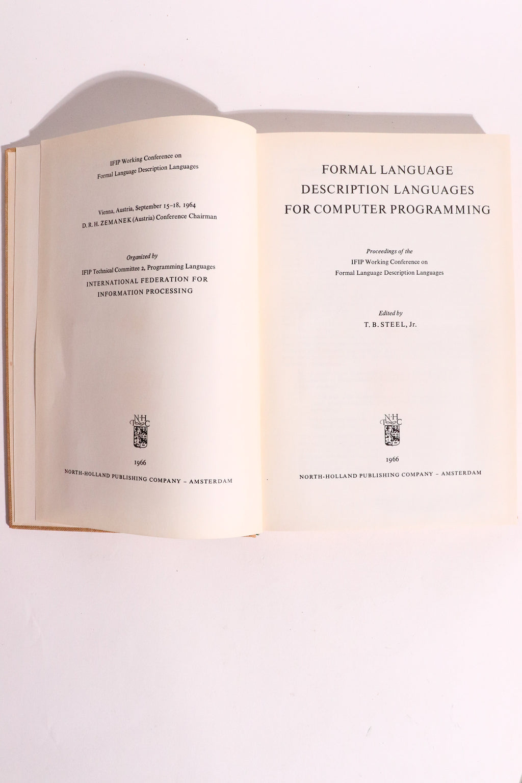 Formal Language Description Languages for Computer Programming — T.B. Steel Jr., 1966 | Early Computer Science & Programming Language Theory