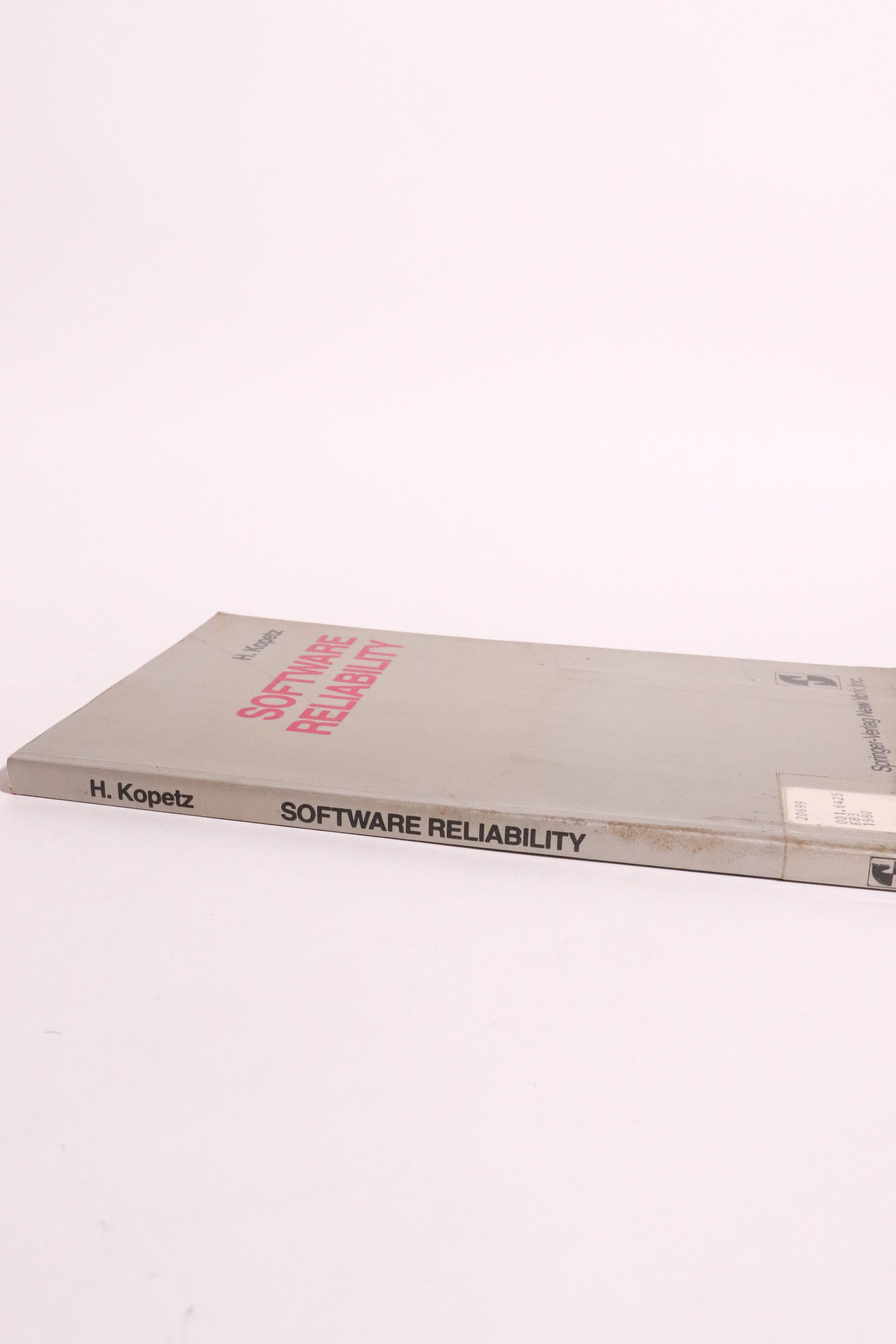 Software Reliability — Hermann Kopetz, 1980 | Early Software Engineering & Fault-Tolerant Computing