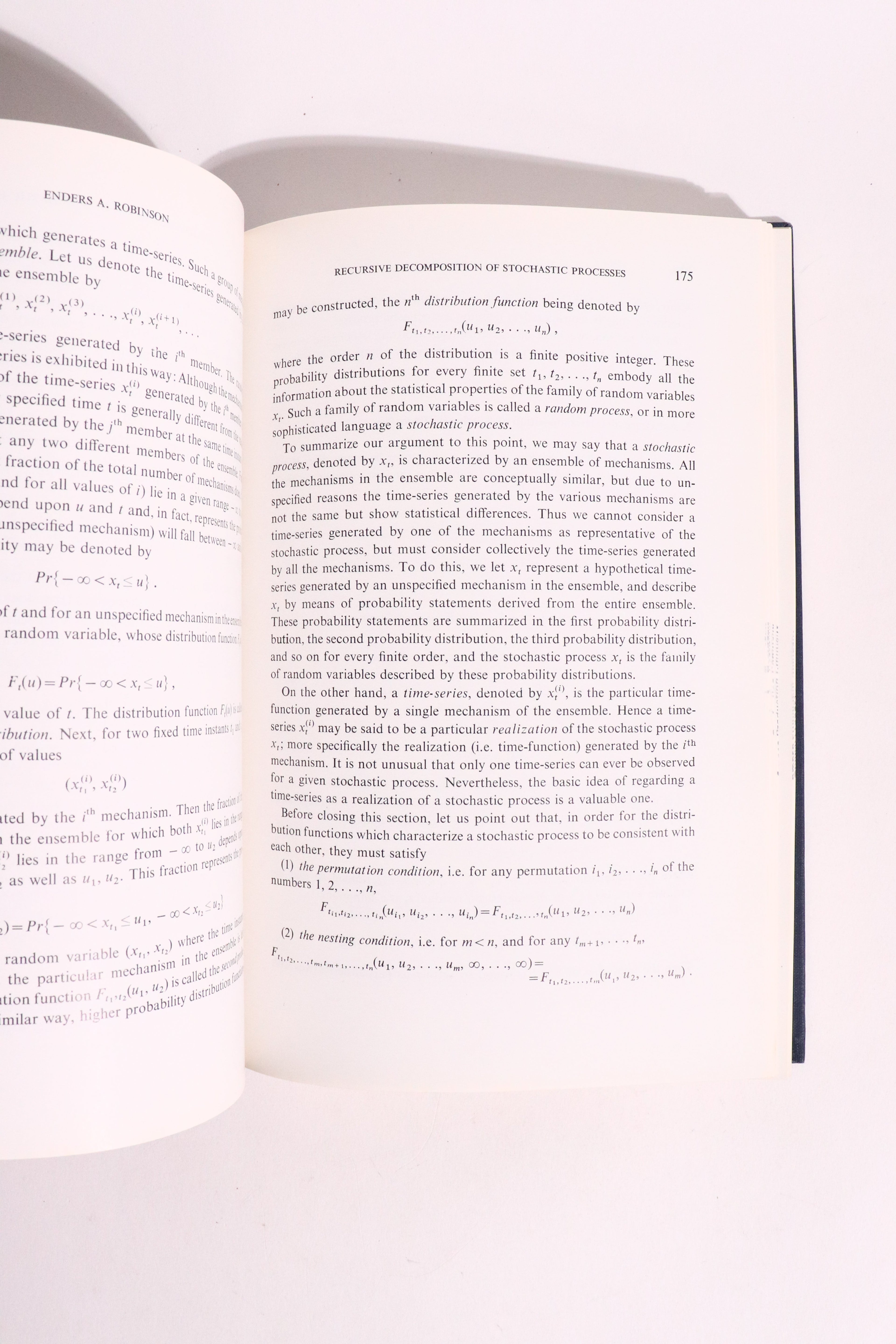 Time Series Analysis and Applications — Enders A. Robinson, 1981 First Printing | Signal Processing & Statistics