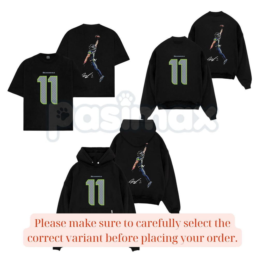 Jaxon Smith-Njigba 'POSTERIZED' T-Shirt - Seahawks JSN Graphic Hoodie, 12s Fan Retro Apparel, Cotton Sweatshirt Gift