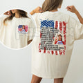 "Joe Dirt" Funny 4th of July T-Shirt – Retro USA Fireworks Graphic Tee, Premium 100% Cotton Cult Classic Movie Shirt, Sarcastic Patriotic Unisex Top, Made in USA