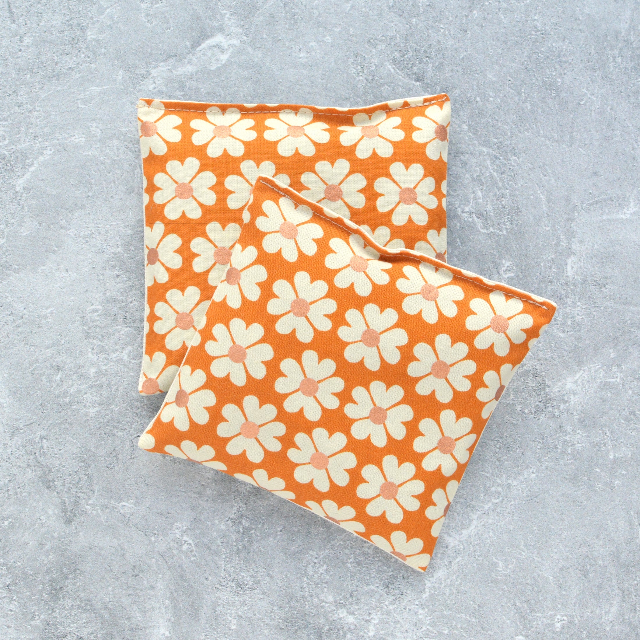 Caramel Heart Flowers Lavender Sachet Bundle