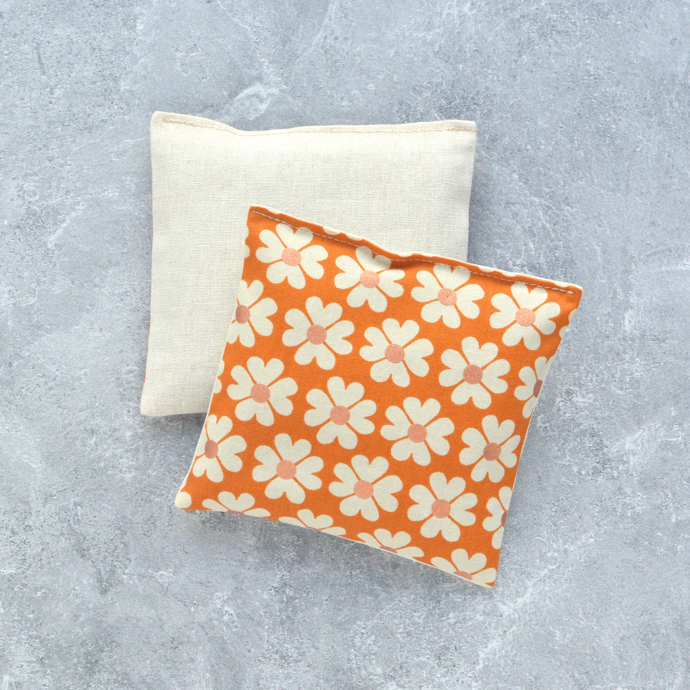 Caramel Heart Flowers Lavender Sachet Bundle